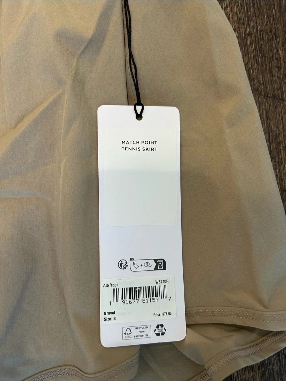 Alo match point skirt